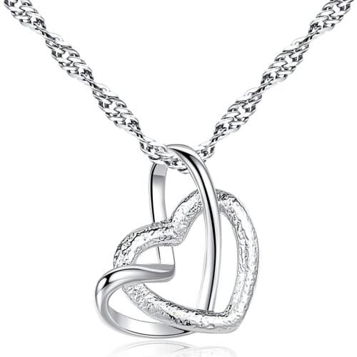 Fashion Heart Necklace Women Jewelry Heart Pendant Necklaces for Women Wedding Jewelry Necklaces Statement Jewelry