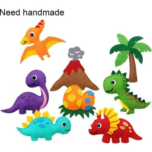 Animals Craft Kit Forest Creatures Diy Sewing Educational Toy Plush Felt Animals Girl For Kids Beginners Sewing Set