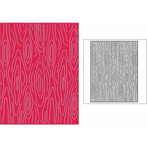 New Spotted Tree Hole Background Plate Craft Embossing Mold 2021 Metal Cutting Dies for DIY Scrapbooking Album and Card Making