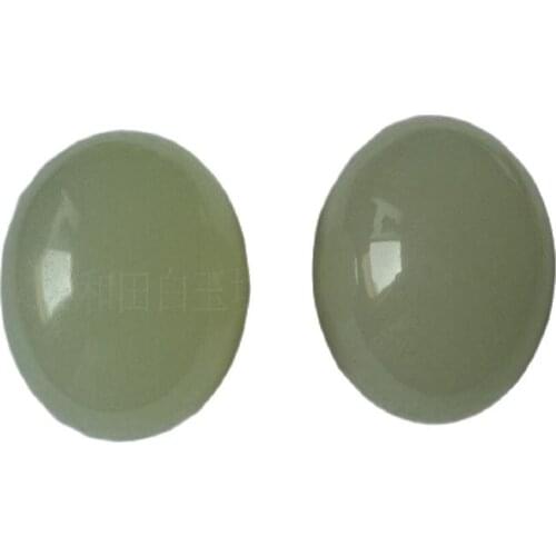 A pairs of natural jade massage health good polish handball