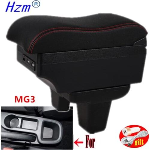 For MG MG3 armrest box For Morris Garages MG3 car center console armrest modification accessories with USB
