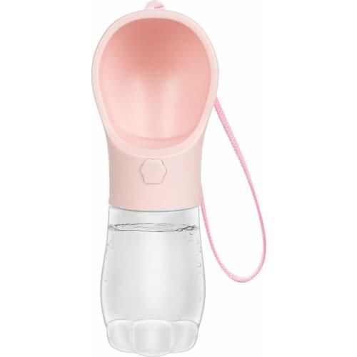 Pet Outing Leaf Type Water Cup Portable Outdoor Drinking Fountain Dog Bowl With Leak Proof Puppy Water Dispenser