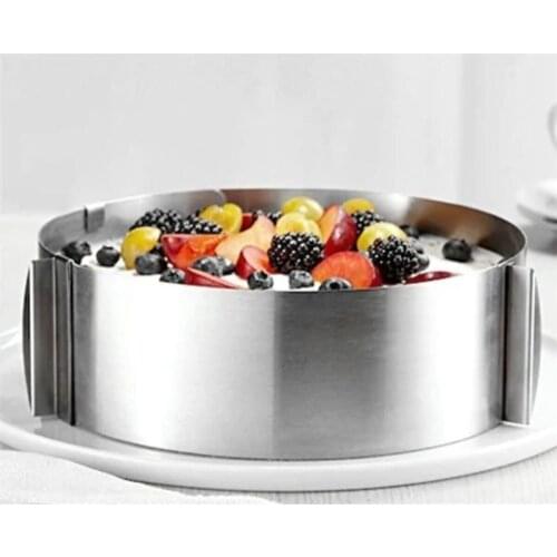 Adjustable Round Clamp Cake Circle 16/30 Cm Width 8 Cm Height
