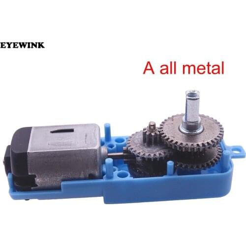 Blue shell Superior quality Metal gear robot intelligent vehicle speed reducer TT motor single shaft finished product 1:90 3V-6V