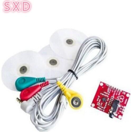 SHIXINDA Ecg Module AD8232 Ecg Measurement Pulse Heart Ecg Monitoring Sensor Module Kit AD8232 Monitor Diy Kit