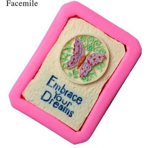 DIY Embrace Your Dreams Butterfly Shape Lace Silicone Cake Mold Cake Decorating Tools Fondant Pudding Soap Mould for Baking