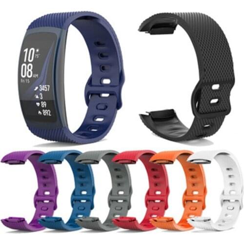 Silicone Watch band For Samsung Gear Fit2 Pro fitness Watch bands Wrist Strap For Samsung Gear Fit 2 SM-R360 Bracelet Strap