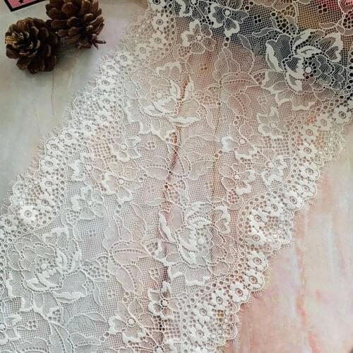 TD2982 21cm Lace burst style, eyelash lace, spot white lace, curtain garment accessories DIY lace