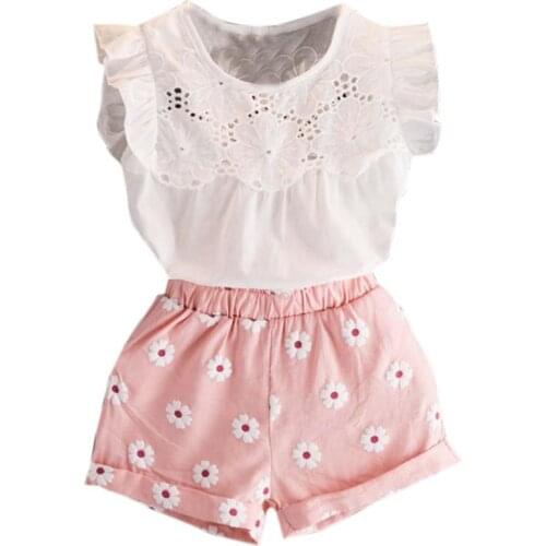 TELOTUNY Summer Soft Baby Girl Clothes Set Kids Baby Girls Outfits Clothes 2PCS Set Drop shipping P23 Jan22 F804