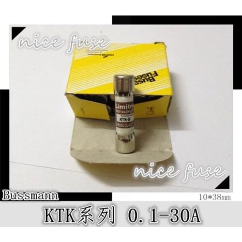 US BUSSMANN KTK-10 imported ceramic fuse fuse Explosion 10 * 38mm 10A
