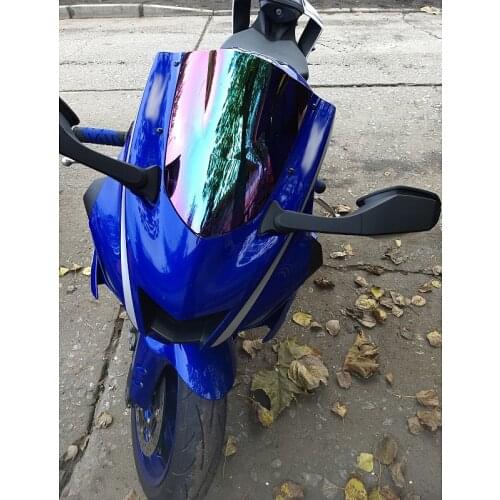 Windscreen For 2017 2018 2019 Yamaha YZF-R6 YZF 600 R6 Wind Screen Deflectors Windshield Smoke Iridium