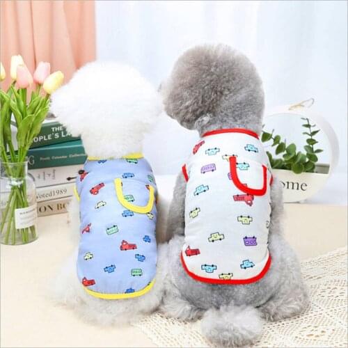 Pet Dogs Vest Spring Summer Pets Clothes Pet Dog Clothes Cat Clothes Pet Dog T-shirt Puppy Clothing Puppy Clothing Dog Clothing