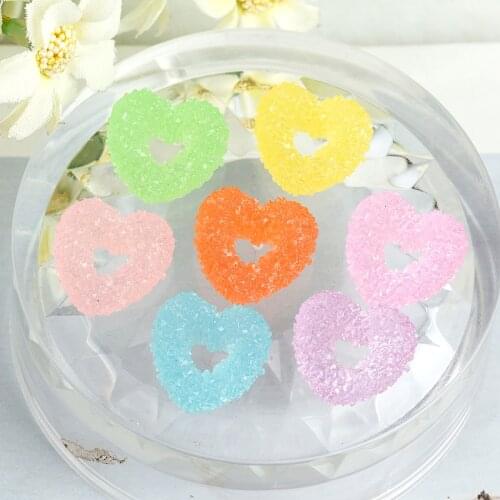 10pcs Mixed Resin Cabochons Flat Back Fake Candy Simulated Food Ornament Diy making Embellishment Crafts