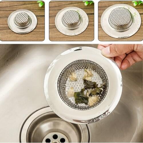 1x Kitchen Sink Strainers Stainless Steel Basket Drain Protector Stopper Plug