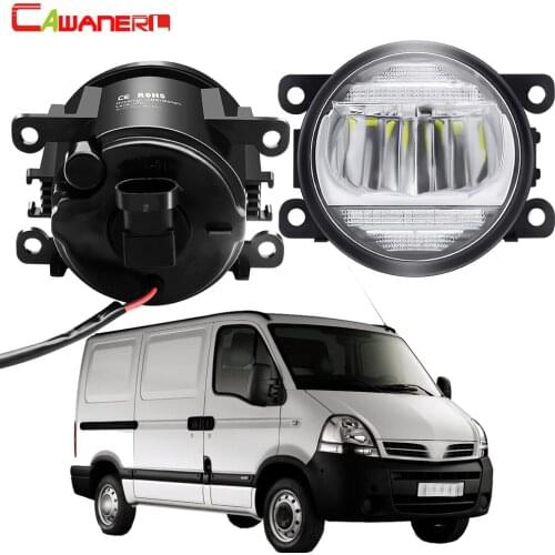 2in1 Fog Light Assembly Daytime Running Light Car Front Bumper Fog Lamp DRL 30W 8000LM For Nissan Interstar 2002-2010