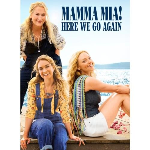 6Style Choose MAMMA MIA HERE WE GO AGAIN MOVIE Art Film Print Silk Poster Home Wall Decor 24x36inch