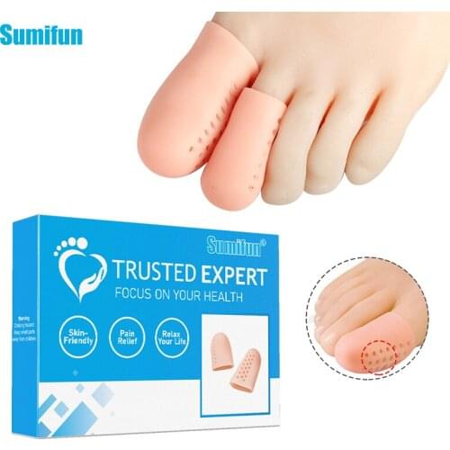 8pcs Toes Cover Toe Protector Hallux Spacers Foot Corn Bunion Blister Effectively Relieve Pain Rubbing Foot Care Tool Pedicura