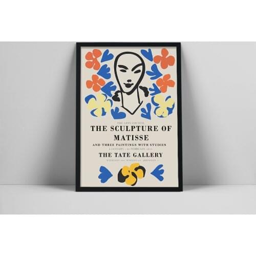 Fauvism Painter Henri Matisse Abstract Line Figure Minimalist Canvas Retro Painting Prints Wall Painting Living Room Home Decor