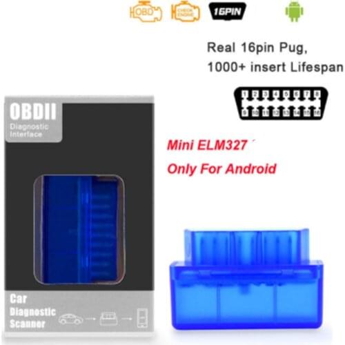 10pcs ELM 327 V2.1 OBD2 BT Scanner Car Diagnostic Auto Tool ELM327 V2.1 For Android odb Bluetooth-compatible Car diagnostic car