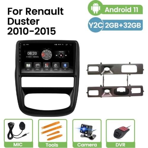 TomoStrong YC 4Core Android 11 For Renault Duster 2010-2015 For Nissan Terrano 2014-2020 Car Radio Stereo Multimedia Player Navi