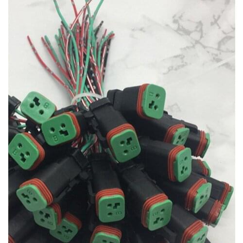 Free shipping diesel engine electricmagnetic solenoid valve plug connector for hyundai R60 80 215-7 R215 225 305-9