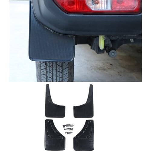 For Suzuki Jimny 2019 2020 2021 Mudflaps Splash Guards Front Rear Mudguards Mud Flap Fender Car Exterior Accessories ABS Black