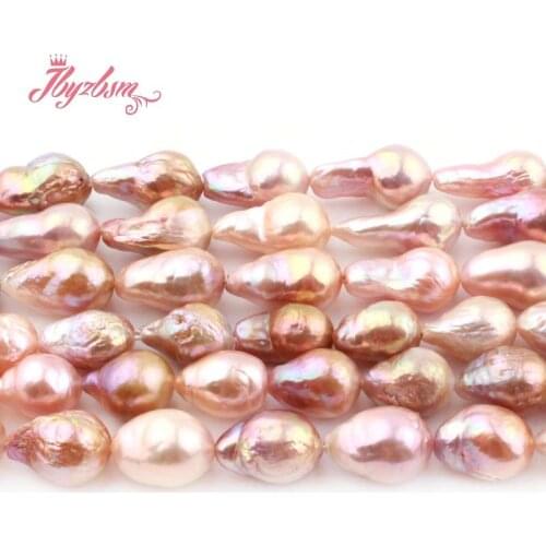 Natural Pearl Freshwater Keshi Edsion Freeform Stone Beads For Woman Necklace DIY Jewelry Making Loose Strand 15"Free Shipping