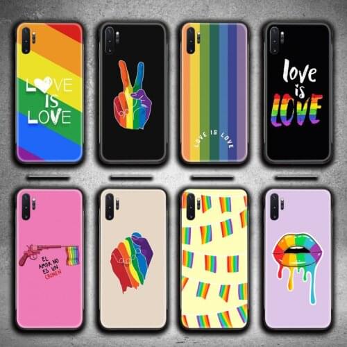 Gay Lesbian LGBT Rainbow Pride ART Phone Case For Samsung Galaxy Note20 ultra 7 8 9 10 Plus lite J7 J8 Plus 2018 Prime