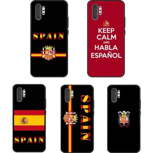 Spain Coat of Arms Flag Case Cover For Samsung Galaxy S21 S20 Ultra Note 20 S8 S9 S10 Note 10 Plus S20 FE Coque