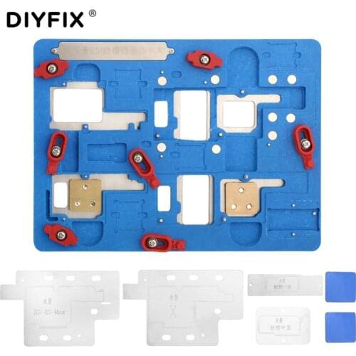 DIYFIX Mi Jing K20 for iPhone X/XS/XS MAX Mobile Phone Repair Multi-Motherboard Fixtures for A11 CUP Degumming CellPhone Repair