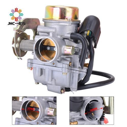Motorcycle Aluminum 32MM Engine Carburetor Carburador CVK32 For Keihin Scooters ATV With GY6 150CC 200CC 250CC Dirt Bike