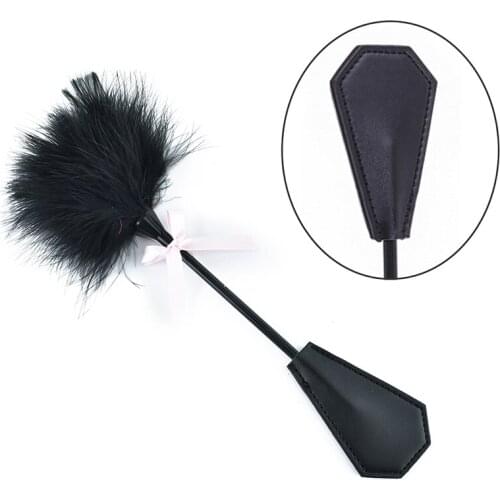 Leather Spanking Paddle Fetish Sex Whips Clit Stimulation Slave Flogger SM Adult Game Horse Whip Sex Toys for Couple