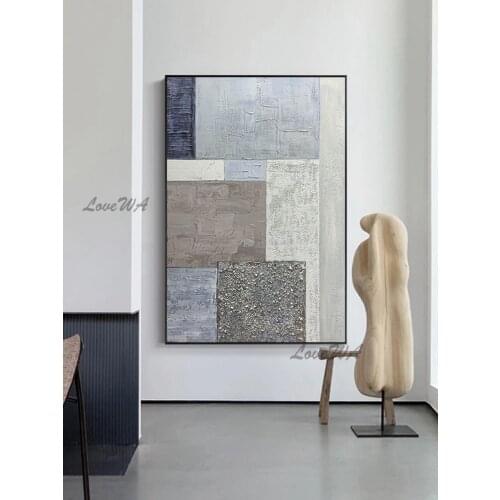 Handmade Gold Thick Texture Art Oil Painting Wall Decor Artwork Large Size Wall Fine Paintings Art For Living Room Decoration