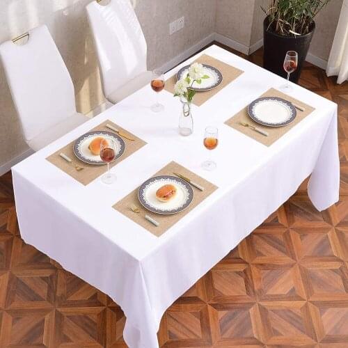 Round Rectangular Stain Tablecloth Table Cloth For Christma Wedding Decoration Party Banquet Home Decor Dinner Table Cover Decor