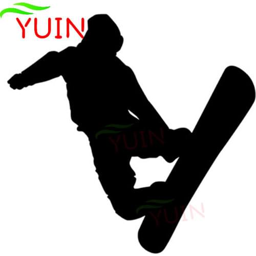 Figure Skating Snowboard Veneer Fashion Car Sticker Body Decoration PVC Waterproof Sunscreen Decal Can Be Customized Color