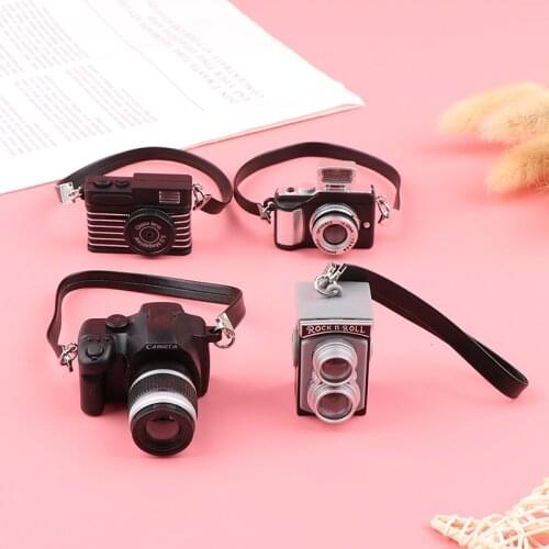 1Pc 1/12 Dollhouse Miniature Digital Camera Dolls Accessories DIY Dolls House Decoration Accessory