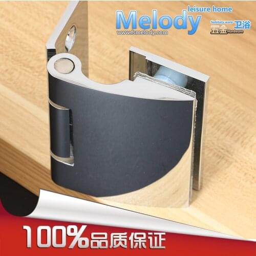 10-year Warranty Wall to Glass Offset Hinge for 8-12mm 5/16"-1/2" Thickness Glass Polished Chrome Shower Door Brass Hinge