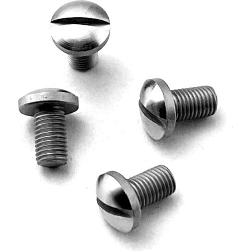 4PCS Custom CNC 416 stainless steel Slotted Round Head Screws Set for 1911 Grips Model