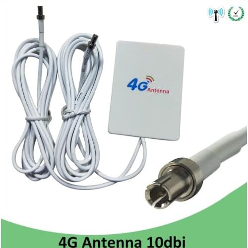 4g LTE Pannel Antenna TS9 Connector 3G 4G Router Anetnna with 2m cable for Huawei 3G 4G LTE Router Modem Aerial