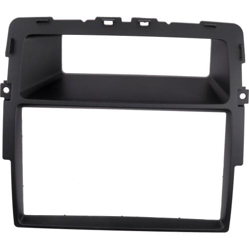 Car Double 2 Din Stereo Radio Fascia Panel Frame Black Moulding 178x102mm Fit for Nissan Primastar Opel Vivaro Renault Trafic II