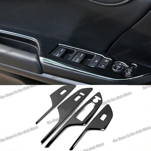 Lsrtw2017 for Honda Civic 10th Car Window Lifter Control Panel Trims Decorative Interior Accessories 2016 2017 2018 2019 2020