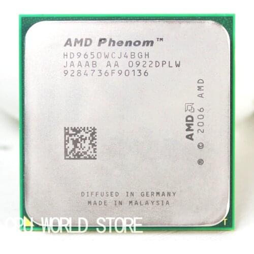 Offical Original AMD CPU Phenom X4 9650 processor 2.3G Socket AM2 AM2+/ 940 Pin / 2MB L2 Cache