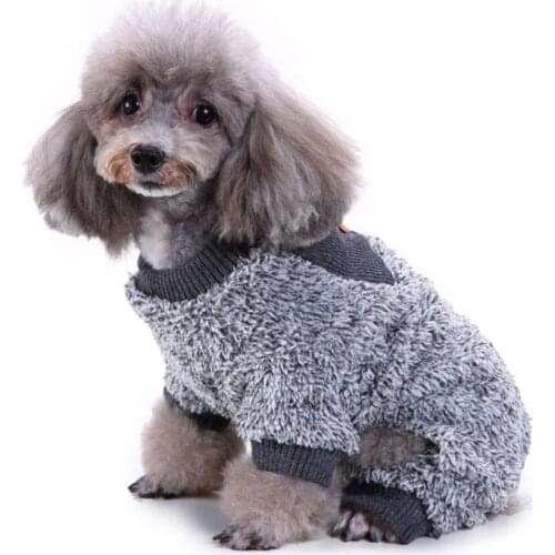 Cute dog Fleece Pajamas Ribbon Polka Dots Pet Dog Coats Soft Pajamas Winter Clothes S-XL Small Medium Large Chihuahua