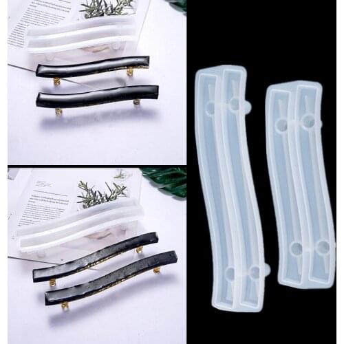Diy Fruit Tray Handle Mold Resin Decorative Handle Crystal Epoxy Mould Handle Ornament Bending Silicone Mold Craft Tool