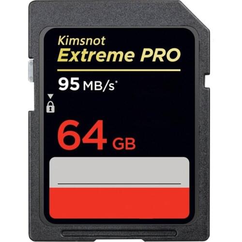 Kimsnot Extreme Pro 633x SD Card 256GB 128GB 64GB 32GB 16GB Flash Memory Card SDXC SDHC Card Class 10 95mb/s UHS-I For Camera