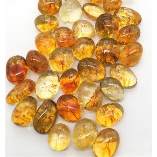 Crystals Gemstone Healing Stones Natural Citrine Tumbled Chakra Stones For Decoration