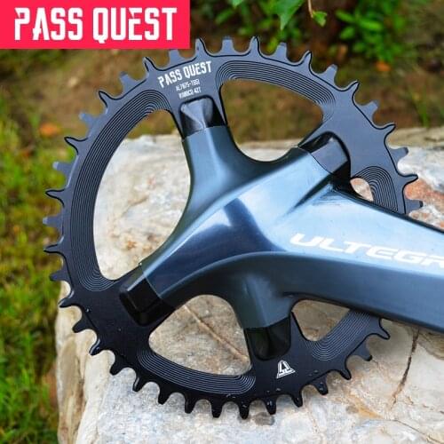PASS QUEST R 110BCD 110BCD round/oval road bike narrow wide sprocket ring 36T-58T For R7000 R8000 R9100 crankset bicycle parts