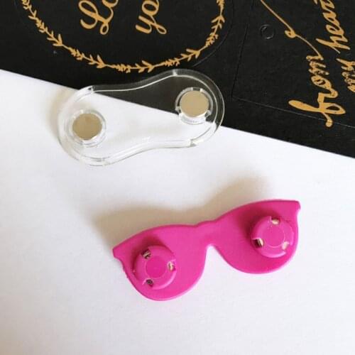 Magnetic Eyeglass Holder Sunglass Glasses Reader Rest Hook Sunglasses Clip Hang Buckle Eye Protection Accessory