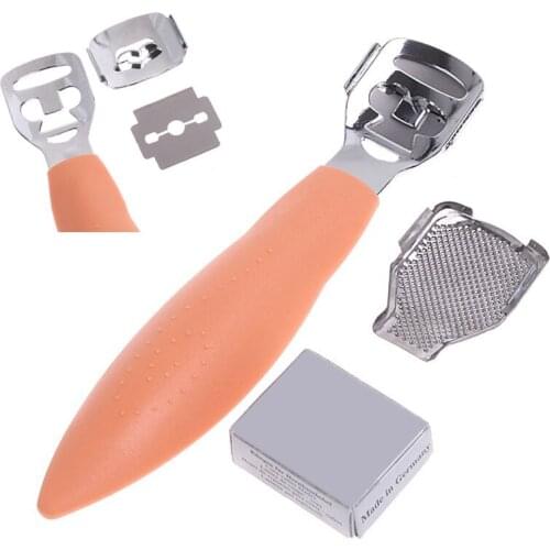 Skin Shaver Corn Cuticle Cutter Remover Rasp Pedicure File Foot Callus 10 Blades Practical Foot Rasp