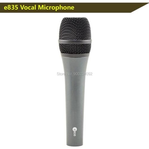 Free shipping e835 e835S Microphone wired dynamic microphone cardioid professional vocal microphone
